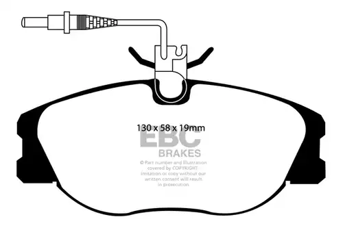 накладки EBC Brakes DP1108
