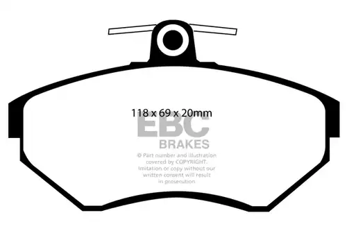 накладки EBC Brakes DP1113