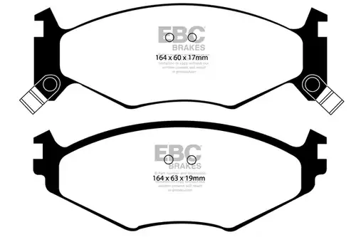 накладки EBC Brakes DP1119