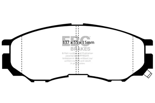 накладки EBC Brakes DP1124