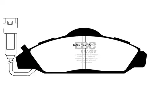 накладки EBC Brakes DP1126