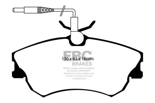 накладки EBC Brakes DP1128