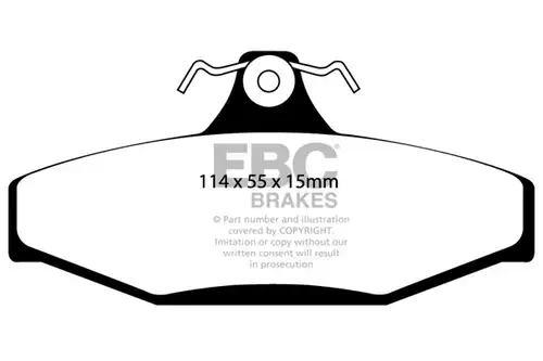 накладки EBC Brakes DP1132