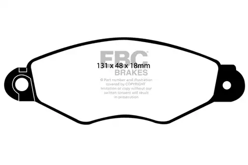 накладки EBC Brakes DP1136