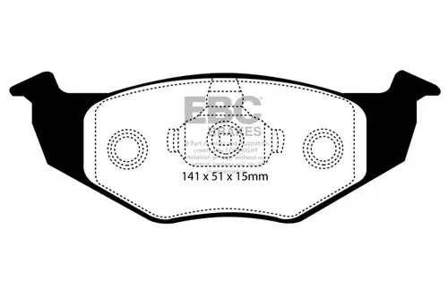накладки EBC Brakes DP1137