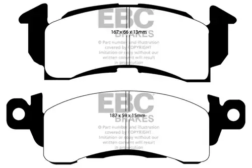 накладки EBC Brakes DP1145