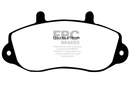 накладки EBC Brakes DP1182