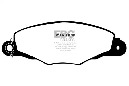 накладки EBC Brakes DP1188/2
