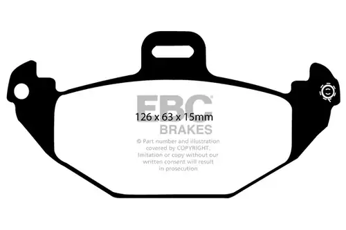 накладки EBC Brakes DP1190