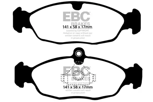 накладки EBC Brakes DP1198