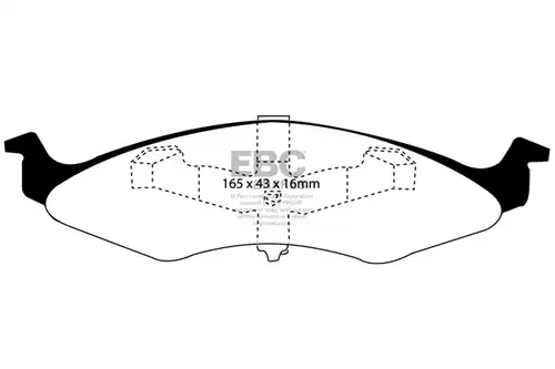 накладки EBC Brakes DP1202