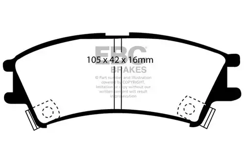 накладки EBC Brakes DP1203