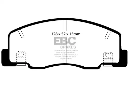 накладки EBC Brakes DP1204