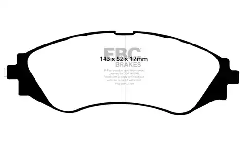 накладки EBC Brakes DP1209