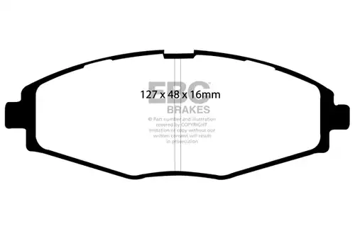 накладки EBC Brakes DP1212