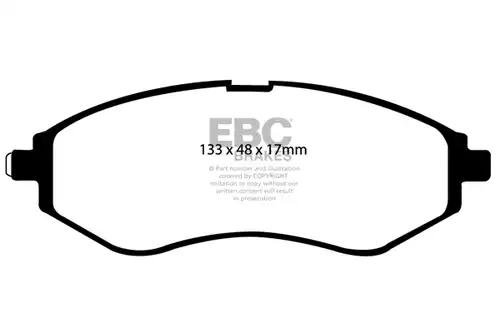 накладки EBC Brakes DP1213