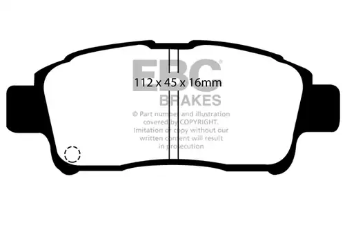 накладки EBC Brakes DP1225
