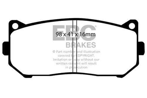 накладки EBC Brakes DP1235