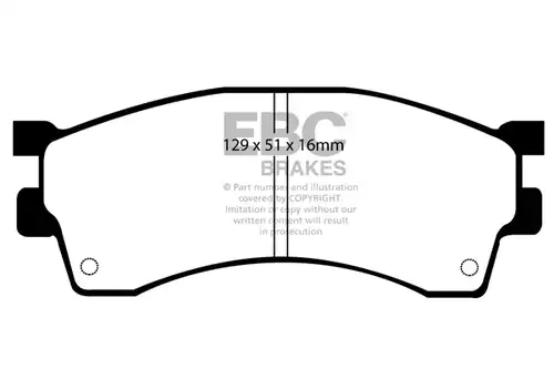 накладки EBC Brakes DP1236