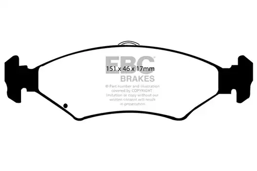 накладки EBC Brakes DP1237