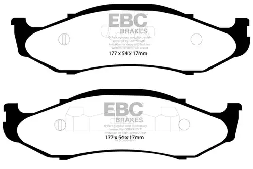 накладки EBC Brakes DP1255