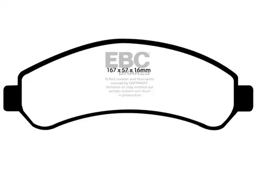 накладки EBC Brakes DP1256