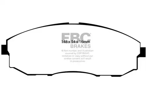 накладки EBC Brakes DP1281