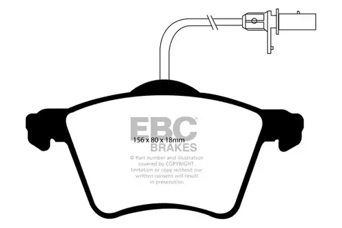 накладки EBC Brakes DP1286