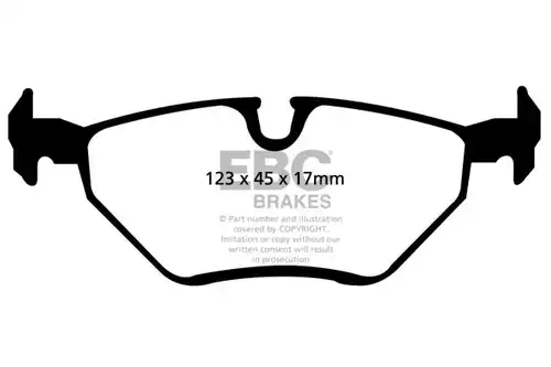 накладки EBC Brakes DP1289