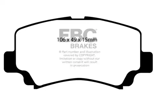 накладки EBC Brakes DP1291