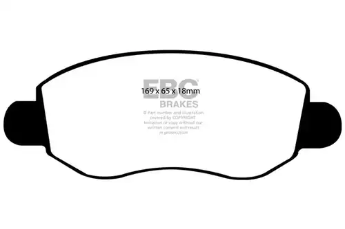 накладки EBC Brakes DP1297