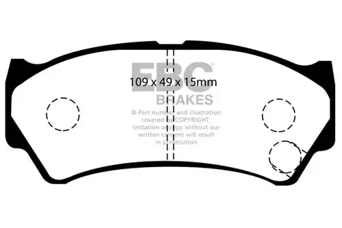 накладки EBC Brakes DP1299