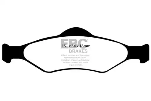 накладки EBC Brakes DP1300