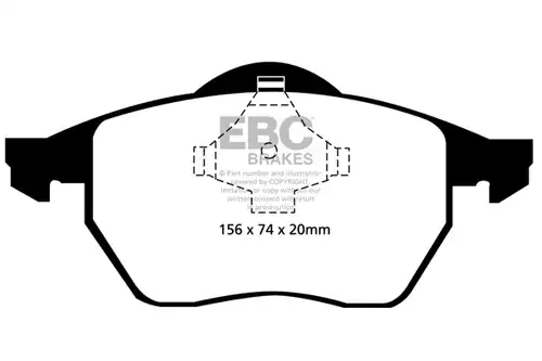 накладки EBC Brakes DP1324