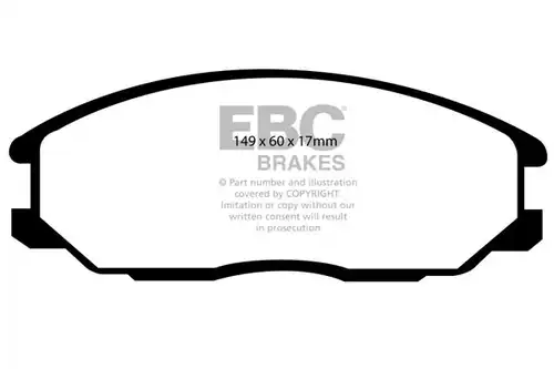 накладки EBC Brakes DP1332