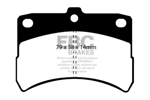 накладки EBC Brakes DP1335