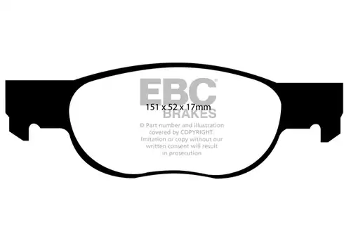 накладки EBC Brakes DP1336