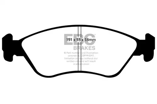 накладки EBC Brakes DP1356