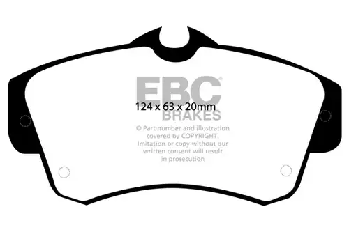 накладки EBC Brakes DP1357