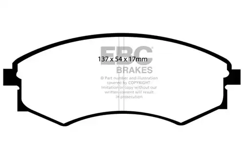 накладки EBC Brakes DP1358