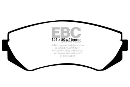 накладки EBC Brakes DP1360