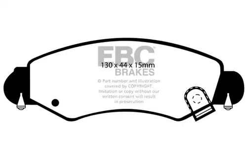 накладки EBC Brakes DP1361