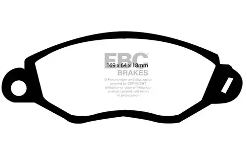 накладки EBC Brakes DP1367