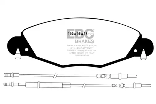 накладки EBC Brakes DP1372