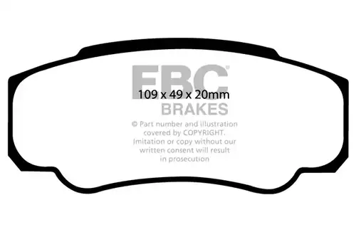 накладки EBC Brakes DP1378