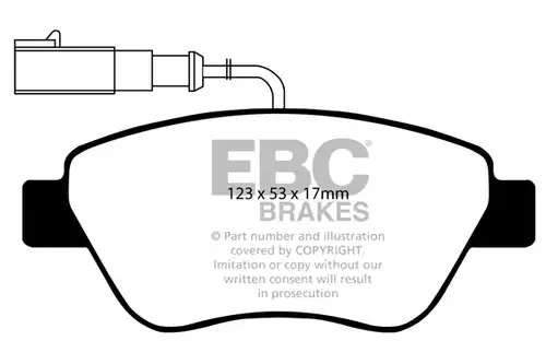 накладки EBC Brakes DP1384