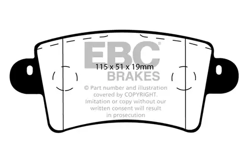 накладки EBC Brakes DP1385