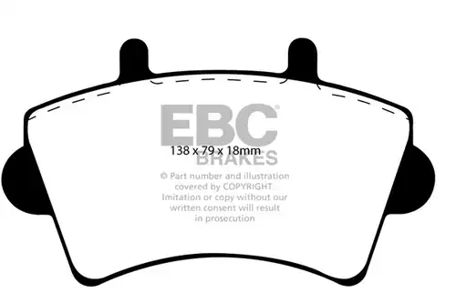 накладки EBC Brakes DP1386