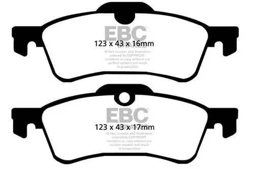 накладки EBC Brakes DP1389