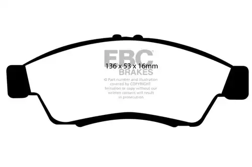 накладки EBC Brakes DP1390